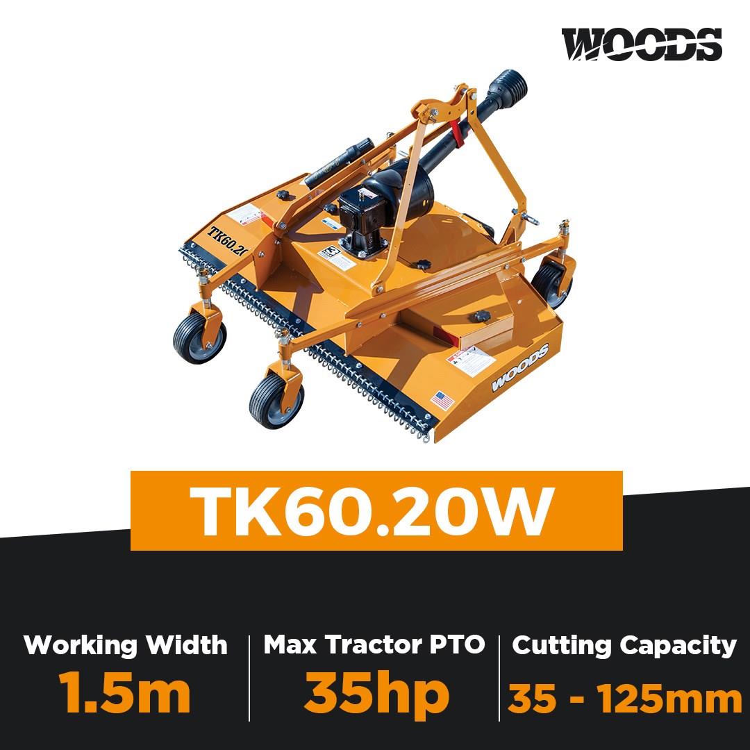 Woods TK60.20W Mowers & Mulchers