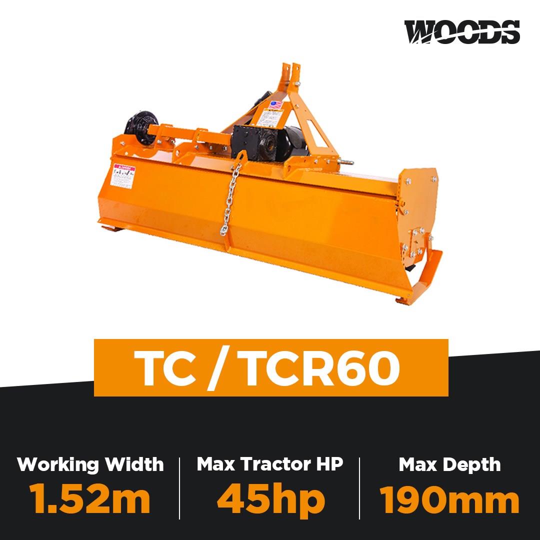Woods TC60/TCR60 Seeders & Tillage