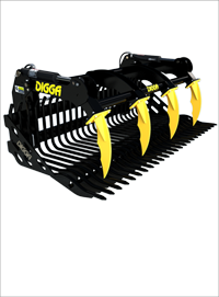 Digga ROCK BUCKET Skid Steer